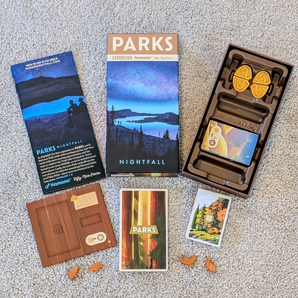 Parks 1st Edition Board Game Nightfall Expansion Included Out of Print Rare - Picture 4 of 4